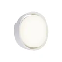 GENUA LED Außenwandleuchte, weiß, IP44, 18 Watt, 1.500 lm, 4.000 K