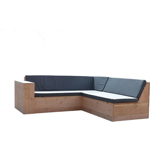 "Lounge-Set aus robustem Douglas-Holz-Ecksofa 200/250 cm image"