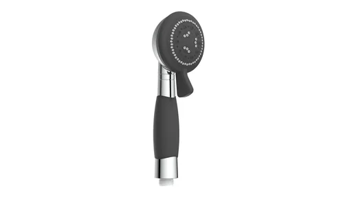 Senioren Handbrause VITAL, Wasserstop-Funktion, Chrom