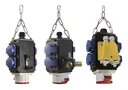 Energiewürfel II 4 Steckdosen 230V, 1 CEE-Steckdose 16A, 400V