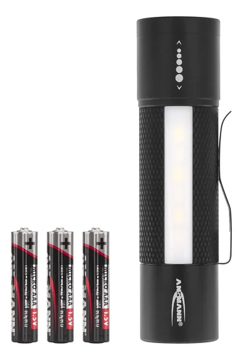 "Multifunktionstaschenlampe 3in1 - fokussierbare Taschenlampe, Arbeitsleuchte und Signalleuchte image"