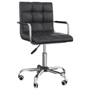 Drehhocker Kosmetikhocker Rollhocker Arbeitshocker in schwarz