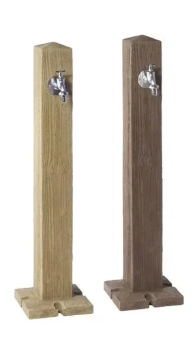 Wasserzapfsäule WOOD in der Farbe darkwood