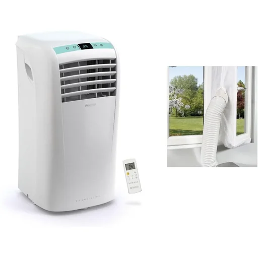 Mobiles Klimagerät mit Luftschlauch und Fensterdichtungssatz - Splendid Dolceclima 10P