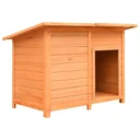 Hundehütte 120x77x86 cm massiv gr