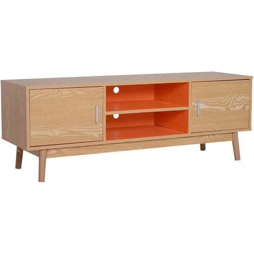 Fernsehtisch im Retro-Stil aus Holz