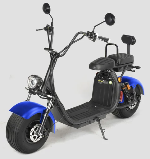 "Elektro-Roller , City-Tourer Como², 45 km/h, 1500 Watt, 60V/20 Ah Lithium-Ionen Akku, Blau image"