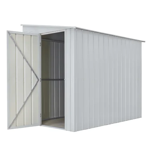 "Gerätehaus Wand-Zierde Lean To 58, silber metallic image"