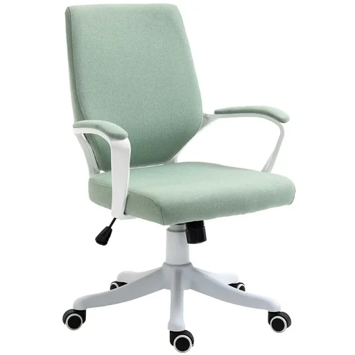 "Bürostuhl Schreibtischstuhl Home-Office-Stuhl mit Wippenfunktion Rückenlehne höhenverstellbarer dick gepolstert ergonomi image"