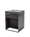 Grill CUBE 1000 schwarz mit Grillrost Ø38, Schwenkarm und Metallabdeckung