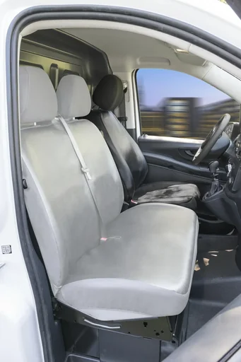 "Passofrm Sitzbezüge Mercedes Vito 447 für Einzelsitz vorne mit Armlehne innen aus Kunstleder ab BJ 02/2014 - heute image"