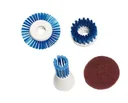 Ersatz-Putzbürstenset, 4-teilig, zu Power Akku-Putzmaschine 822991