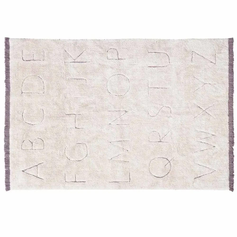 "Lorena Canals Teppich ABC waschbar & recycelt, Größe: 140 x 200 cm image"