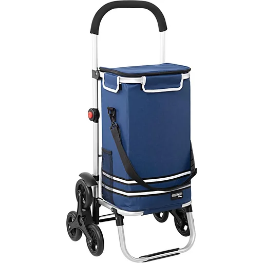 "Einkaufswagen - Treppensteiger - geeignet für die Treppe - blau image"