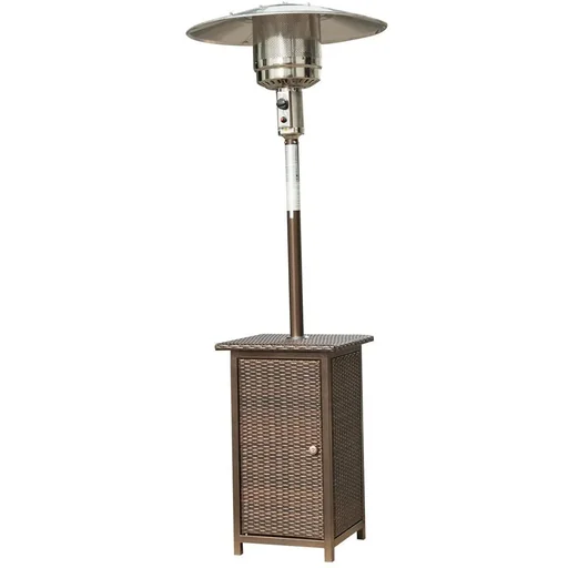 "Gas-Terassenstrahler silber/braun image"