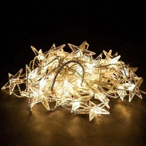 "Vorhangleuchte 50 LED - Sterne image"