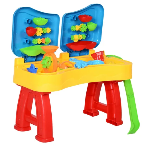 "Kinder Sandkastentisch mit 31-tlg, Zubehör image"