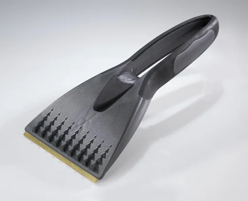 Eisschaber mit Messingklinge und K2-Handgriff, metallicfarben