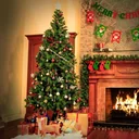 Weihnachtsbaum - PVC - 180cm hoch - ohne Beleuchtung - mit Ständer