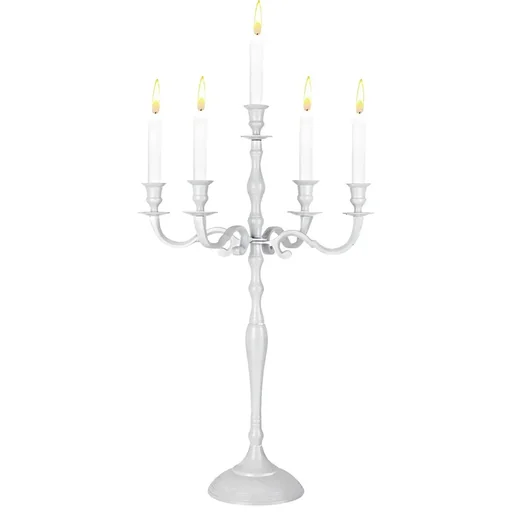 "Kerzenleuchter 80cm weiß image"
