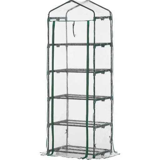 "Poly-Gewächshaus mini - 5 Ebenen - 69 x 49 x 193 cm image"