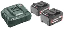 Basic-Set 2 x Li-Ion 4.0 Ah 18 V, Ladegerät ASC 55