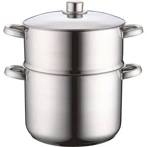 "Couscous-Pfanne - Kochen von Couscous - 12 L - Silber image"
