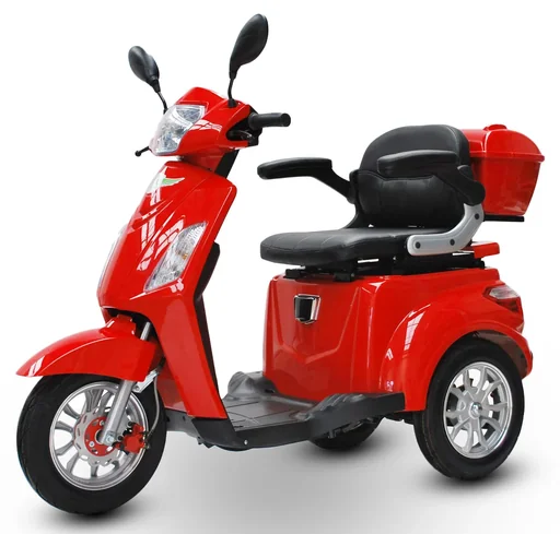 "Elektromobil 500 Rot, 15 km/h, Seniorenroller/Seniorenmobil image"