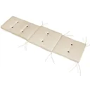 Gartenkissen - Für Liege - Creme - 173x43x6cm