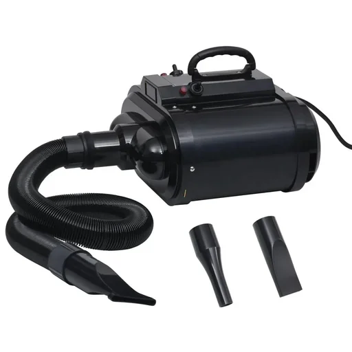 "Haustier-Haartrockner Doppelmotor schwarz image"