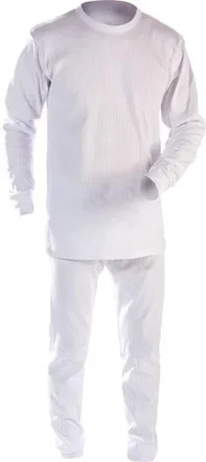 "Thermohose lang, Farbe weiß, aus atmungsaktiver Baumwolle, Gr.5 image"