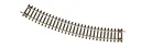 12 Stück Gebogenes Gleis R3, Radius 419,6 mm, Bogenwinkel 30°