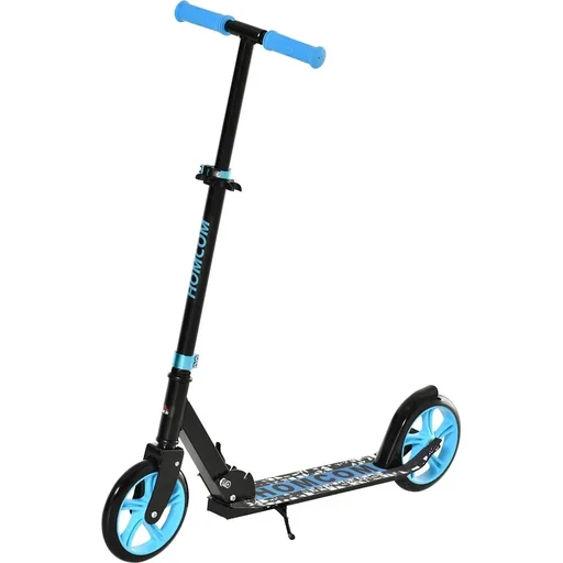 "Kinderscooter klappbar Kickscooter mit Hinterbremsen für 14+ Jugend Tretroller höheverstellbar Räder 200 mm bis 100 kg b image"