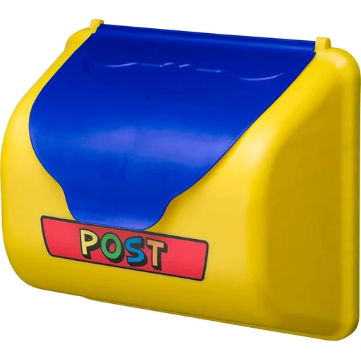 "Briefkasten Gelb/Blau 250x220x135m image"
