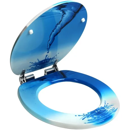 "WC-Sitz Water Snake - Soft-Close-Edelstahlscharniere image"