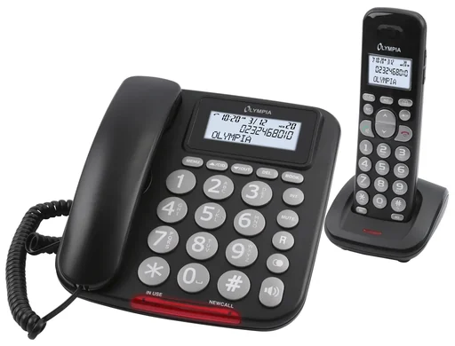 "Großtasten Telefon mit DECT Großtasten Mobilteil image"
