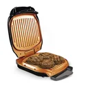 Kontaktgrill / Tischgrill „Low Fat Grill“ , Kupferfarben/ Schwarz, 900 Watt
