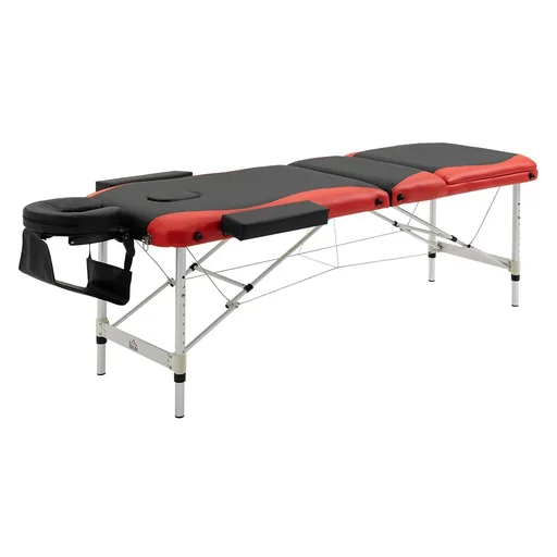 "Massageliegen klappbar Kosmetikliegen höhenverstellbarer Massagetisch mit Kopfstütze Massagebett Aluminium Schaumstoff K image"