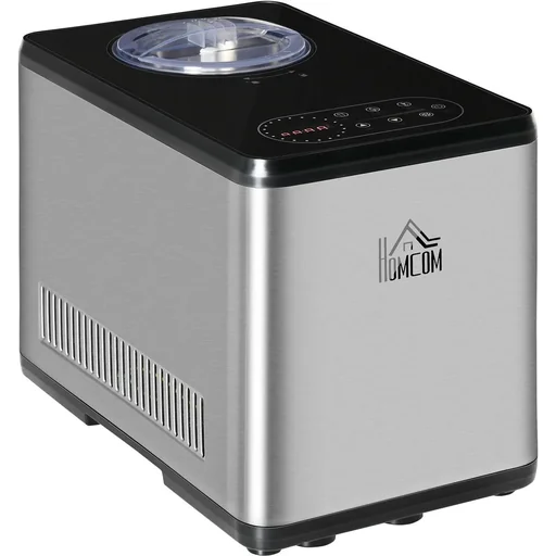 "Eismaschine mit Kompressor - 1,5 L - LED-Anzeige - 38,4 x 24 x 32 cm image"