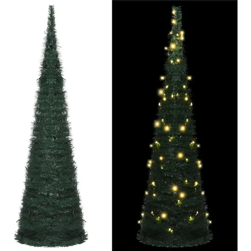 "Weihnachtsbaum mit LED-Pop-up 150 cm grün image"