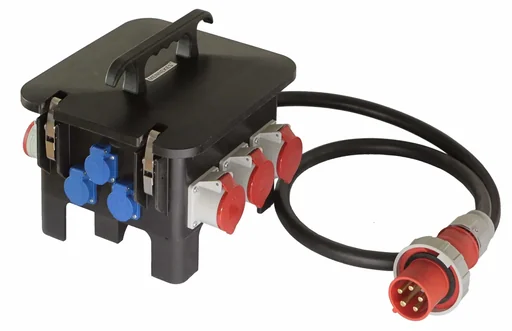 Baustellenstromverteiler M6 mit CEE 400 V und 63 A