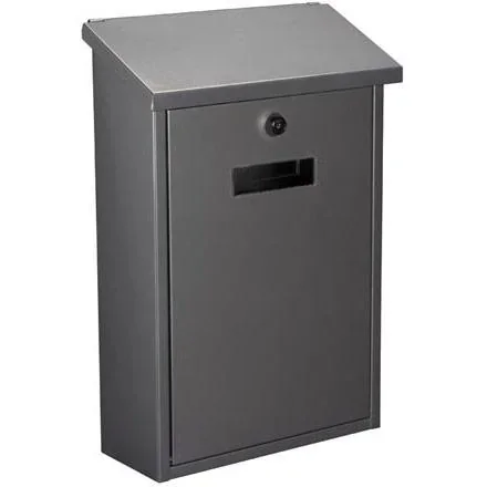 "Briefkasten Rio Silber - 270x100-395 mm image"