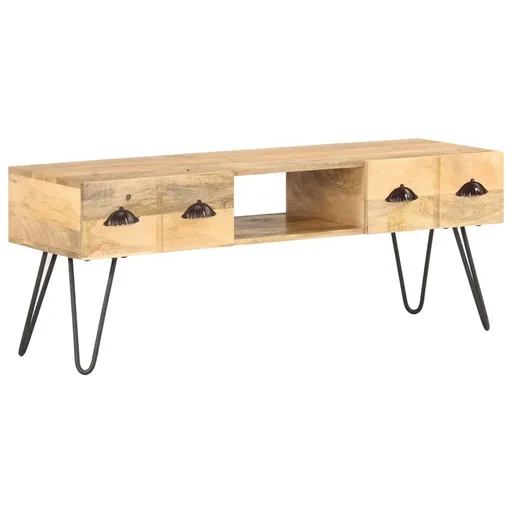 "TV-Schrank 120x35x45 cm Mango-Massivholz image"