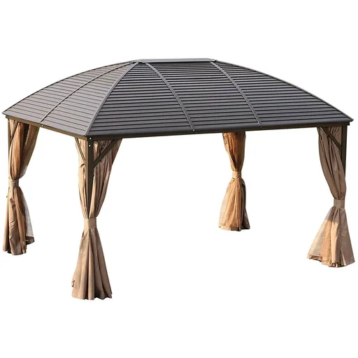 "Gartenpavillon mit 2 Laternenhaken image"