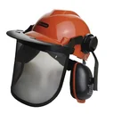 Schutzhelm mit Gesichts- und Gehörschutz