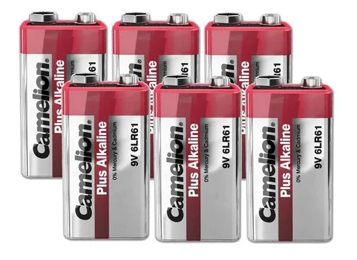 "Plus Alkaline 9V Block Batterie - 6 Stück image"