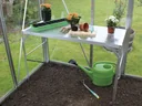 Alutisch, Farbe 1 Ablage, Farbe HKP, Farbe alu