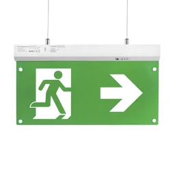 LED-Fluchtwegleuchte 4in1, Notausgang mit Notstromeinheit mit TEST-Funktion hat 