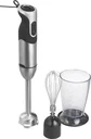 Turbo Stabmixer-Set Edelstahl, 1000 Watt, mit Rührbecher, Deckel & Rührbesen