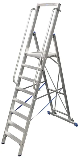 "Stufen- Stehleiter m. großer Standplattform, 7 Stufen image"